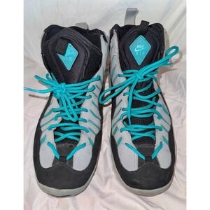 AIR BAKIN Wolf Grey Turbo Green Black Nike 2014 316383 004 Size 13 rare htf‎